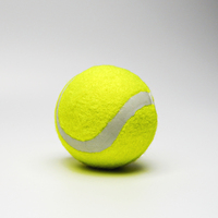Balle de tennis pour chien, jouet à mâcher pour animaux de compagnie, balle d'entraînement très élastique pour nettoyer les dents du chien, jeu interactif