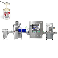 Línea de Producción de Leche Evaporada, Máquina de Envasado de Leche Condensada Enlatada