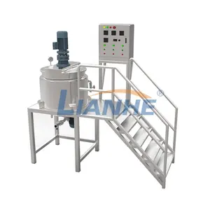 Mesin pencampur sabun, 300l sabun cair/sampo/deterjen Mixer mesin pencampur sabun cair mesin pencampur sampo dengan elektromagenizer