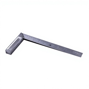 Regla angular de acero inoxidable de 30 cm, herramienta de ángulo recto de metal para carpintería y albañilería - Product Image 4