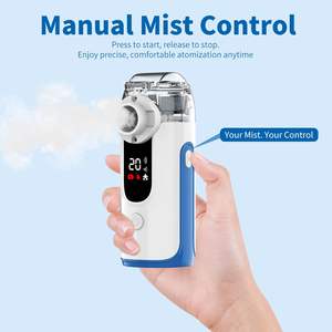 Nebulizzatore Portatile Elettrico Silenzioso Digitale Fitconn di Nuovo Design con Modalità Manuale per <span class=keywords><strong>Asma</strong></span> - Product Image 5