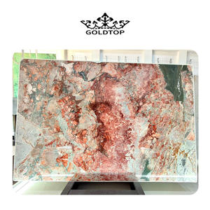 Losas de Mármol Rosa Goldtop OEM/ODM para las Cuatro Estaciones, Lavabo de Baño de Mármol Rosa, Tocador de Mármol Rosa, Mármol Rosa para Piso - Product Image 3