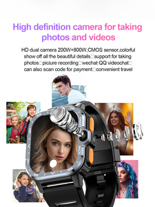 Đồng hồ thông minh nam và nữ Hỗ trợ định vị GPS kiểm soát truy cập ECG NFC và thẻ Sim 4G cho các hoạt động ngoài trời. - Product Image 3