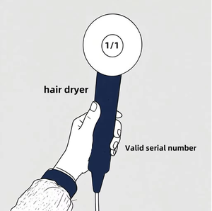 DY-song 20205 sèche-cheveux ONS sans feuilles meilleure qualité HD08/HS05 // HD16/HT01 // S Super sèche-cheveux haute vitesse ions négatifs Sonics - Product Image 4