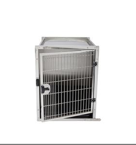 YM-KA505S en stock, <span class=keywords><strong>cage</strong></span> pour animaux de compagnie en acier inoxydable pour cliniques vétérinaires et centres de séjour pour animaux, <span class=keywords><strong>cage</strong></span> à porte unique - Product Image 4