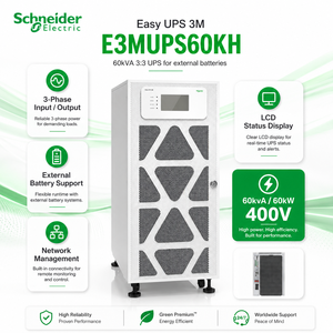 <span class=keywords><strong>APC</strong></span> E3MUPS60KH Systèmes d'alimentation sans interruption (ASI) triphasés 100 kVA 300 kVA 2000 kVA avec <span class=keywords><strong>onduleur</strong></span> en ligne, alimentation AI et batterie de secours au lithium LiFePO4 - Product Image 5