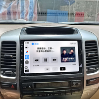 Autoradio Android 15 de 9 pouces avec GPS pour Toyota Prado 2004-2009, CarPlay sans fil, Android Auto, lecteur multimédia