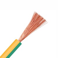 Câble de terre H07V-K 10mm2 16mm2 25mm2 vert/jaune 450V 750V, câble d'alimentation flexible à un seul conducteur de haute qualité, fabrication
