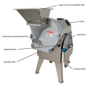 Machine à hacher les légumes multifonctionnelle avancée pour le brocoli, la courge, la carotte, la laitue, la pomme de terre, cuisine centrale, restaurant - Product Image 3