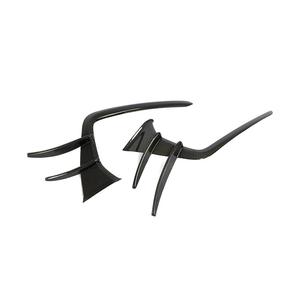 Separador de parachoques delantero de fibra de carbono de alto brillo, aletas Canards para Audi <span class=keywords><strong>A7</strong></span> Sline S7 <span class=keywords><strong>2019</strong></span> Up - Product Image 5