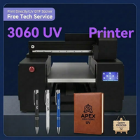 Mesin Cetak Digital Otomatis MT COLOR A3 3060 UV Flatbed Printer Dual XP600 Head untuk Casing Ponsel, Botol, Silinder, Akrilik
