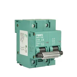 FEEO 2P DC circuit breaker for pv system 125A MCB