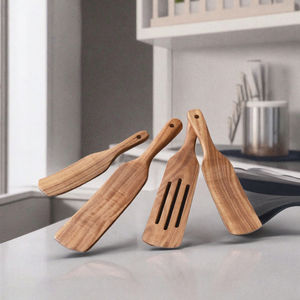 Acacia Wood spoon Spatula-Sustainable & Eco-Friendly Kitchen Utensil Hand Wash Only - Product Image 3