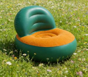 <b>Inflatable</b> Foldable Armchair Versatile Indoor/Outdoor <b>Sofa</b> Bed Chair Set Stylish Furniture for Bedroom and Living Room - Product Image 2