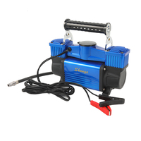 Compresseur d'air portable robuste à double cylindre 12V 150PSI en métal avec gonflage rapide des pneus pour voitures et MPV