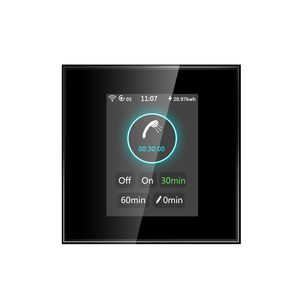 Interrupteur intelligent pour <span class=keywords><strong>chauffe</strong></span>-<span class=keywords><strong>eau</strong></span> LANBON L8-HB <span class=keywords><strong>20A</strong></span> WiFi avec écran LCD, commande vocale, minuterie, norme européenne - Product Image 4