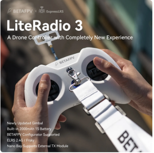 Radio BETAFPV LiteRadio 3/2 SE ExpressLRS para Drones de Carreras, Control Remoto de 8 Canales 2.4G, Piezas para BETAFPV <span class=keywords><strong>Cetus</strong></span> <span class=keywords><strong>PRO</strong></span> - Product Image 2