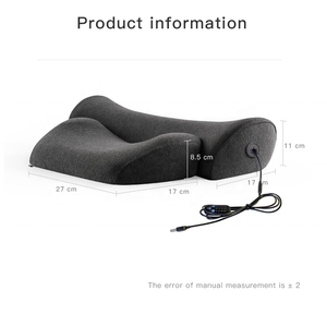 Oreiller chauffant <span class=keywords><strong>anti</strong></span>-ronflement 2 en 1 Soulager les douleurs au cou Oreiller en mousse à mémoire de forme fonctionnelle pour le sommeil - Product Image 6