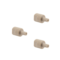 Adaptador PEEK Personalizado de 1 Vía, FLL M6, Rosca Métrica Interna, Pieza de Plástico ABS Mecanizada por CNC para Piezas de Motor Industrial