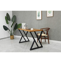 Pieds de Table à cheveux de 28 pouces, 2 pièces, en métal robuste et industriel, pour Tables basse, Table moderne, supports de Table et de nuit
