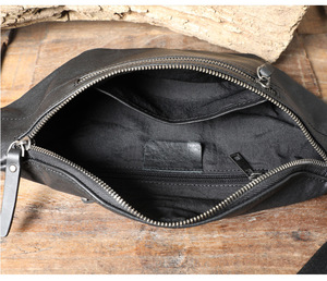 Riñonera de Cuero Vacuno de Alta Calidad para Hombre, Riñonera de Cuero Crazy Horse Multiusos para Teléfono Móvil - Product Image 5