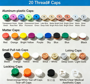 5ml 10ml Round Glass Vials with <b>Rubber</b> Stopper Silk Screen Printing and Custom Individual Packaging - Product Image 3