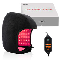 Nouveaux designs de chapeau de luminothérapie LED Nir, chapeau de luminothérapie LED rouge, casquette de luminothérapie rouge