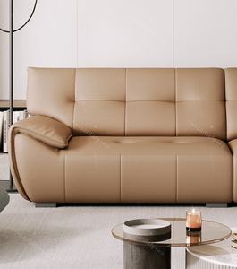 Moderno y Sencillo Conjunto <span class=keywords><strong>de</strong></span> Sofás <span class=keywords><strong>de</strong></span> Cuero Tapizado con Diseño <span class=keywords><strong>de</strong></span> <span class=keywords><strong>Oreja</strong></span> <span class=keywords><strong>de</strong></span> <span class=keywords><strong>Elefante</strong></span> y Función Reclinable para Apartamentos, Escuelas y Parques - Product Image 4