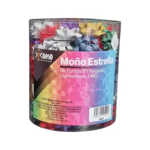 Lazo Mágico de Diamantes, Decoración Elegante y de Lujo para Regalos y Eventos, para el Día de San Valentín, Halloween, de Seda, Metalizado, Plástico, Organza y Papel - Product Image 4