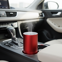Diffuseur de parfum sans eau portable rechargeable en alliage d'aluminium de luxe à étiquette privée pour l'intérieur de la voiture Mercedes
