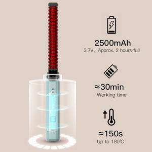 <span class=keywords><strong>Brosse</strong></span> <span class=keywords><strong>à</strong></span> <span class=keywords><strong>cheveux</strong></span> <span class=keywords><strong>électrique</strong></span> rechargeable portable de type C avec affichage <span class=keywords><strong>à</strong></span> LED sans fil <span class=keywords><strong>Brosse</strong></span> <span class=keywords><strong>à</strong></span> <span class=keywords><strong>cheveux</strong></span> alimentée par batterie pour hôtel de haute qualité - Product Image 6