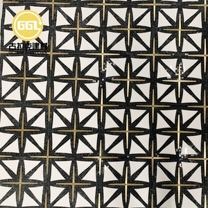 Nero lucido nero marquino marmo della miscela in ottone <span class=keywords><strong>rame</strong></span> mattonelle di mosaico - Product Image 2