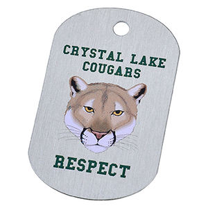 Produits pour animaux de compagnie avec logo personnalisé, étiquettes d'identification pour animaux de compagnie en aluminium, pendentifs anti-perte - Product Image 3