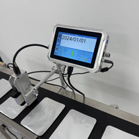 Imprimante à jet d'encre thermique OMA V600 0.5/1 pouce 600DPI haute résolution pour code à barres QR industriel Logo étiquettes flexibles à date d'expiration