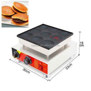 Machine à crêpes et dorayaki électrique 9 trous, <span class=keywords><strong>mini</strong></span> <span class=keywords><strong>appareil</strong></span> de cuisson antiadhésif pour petites collations - Product Image 5