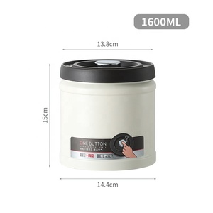ภาชนะเก็บของสุญญากาศสแตนเลสสำหรับเก็บถั่ว ชา กาแฟ เครื่องเทศ พร้อมระบบไล่อากาศ CH-VC2001 - Product Image 4
