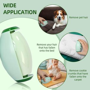 Confezione da 2 Rulli Anti-Pelucchi Riutilizzabili, Mini Rimuovi Peli di Animali, Rullo per Peli di Gatto per Vestiti, Rullo Anti-Pelucchi Lavabile in Gel - Product Image 6