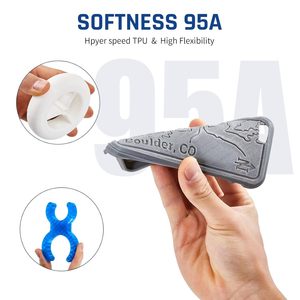 Filament d'impression 3D <span class=keywords><strong>ERYONE</strong></span> Factory Hyper Speed <span class=keywords><strong>TPU</strong></span> 95A transparent, couleur, pour imprimantes 3D FDM, diamètre 1,75 mm - Product Image 3