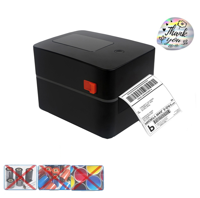 NewThermal Printing Cost Saving No Ribbon No Ink No Carbon Thermal Label Printer 4x6 Label Printer Shipping Label Printer