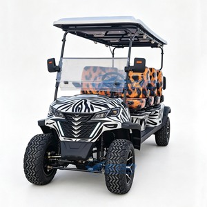 Voiturette de golf électrique à batterie lithium, nouveau design, avec toit, pour la vente, véhicule électrique/golf électrique - Product Image 5