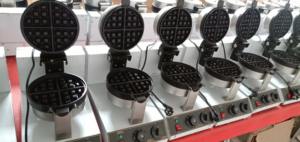 Machine à gaufres et cornets de crème glacée électrique portable en acier inoxydable pour usage commercial - Product Image 4