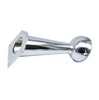 Pieds d'armoires de cuisine en métal chromé 130mm en chrome moderne en gros pour le remplacement