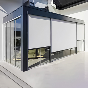 Con lăn bên ngoài rèm thông minh Zip mù giá Patio ngoài trời thiết kế mới có thể thu vào mù cơ chế dọc Zip màn hình - Product Image 3