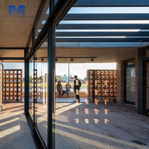 Marco <span class=keywords><strong>de</strong></span> <span class=keywords><strong>madera</strong></span> con sensor <span class=keywords><strong>de</strong></span> viento, marco <span class=keywords><strong>de</strong></span> metal barato con pantalla solar, <span class=keywords><strong>kit</strong></span> rolo, soportes, panel solar, pérgola, techo deslizante - Product Image 5