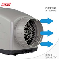 Aire Acondicionado Portátil Móvil Mini AC 24V 100-240V Enfriamiento Rápido Eléctrico para Auto Camioneta RV Barco Tienda de Campaña Interior Hogar