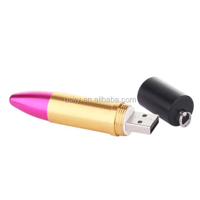 Nieuwe Design Lipstick Usb Flash Drive Draagbare Gesimuleerde Lipstick Flash Drive 16Gb 64Gb Usb Pendrive Usb Flash Drive Opslag