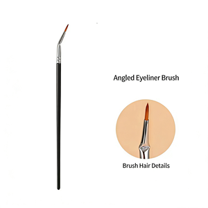 Pincel de Maquillaje de Precisión con Punta Fina para <span class=keywords><strong>Corrector</strong></span> y Delineador, Pelo Sintético, Mango de Madera, para Detalles y Rincón de Ojos, T22, Marca Privada - Product Image 4