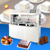 Nouvelle machine à découper les gâteaux carrés horizontaux multifonctionnelle en acier inoxydable électrique ORME, programmable, commande tactile