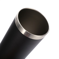 Vente en gros de gobelets isothermes en acier inoxydable de 20 oz avec couvercle, revêtement en poudre personnalisé, couleurs variées