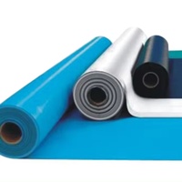 Isolation en PVC renforcé de 1.2mm, 1.5mm, 2.0mm, membrane imperméable exposée aux ultraviolets, membrane imperméable, toiture